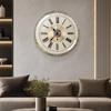 Decorative Wall Clock with Roman Numerals Large for Office, Entryway