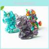 Unicorn Resin Figurine With Handcrafted Crystal Texture For Home Decor And Giftgiving