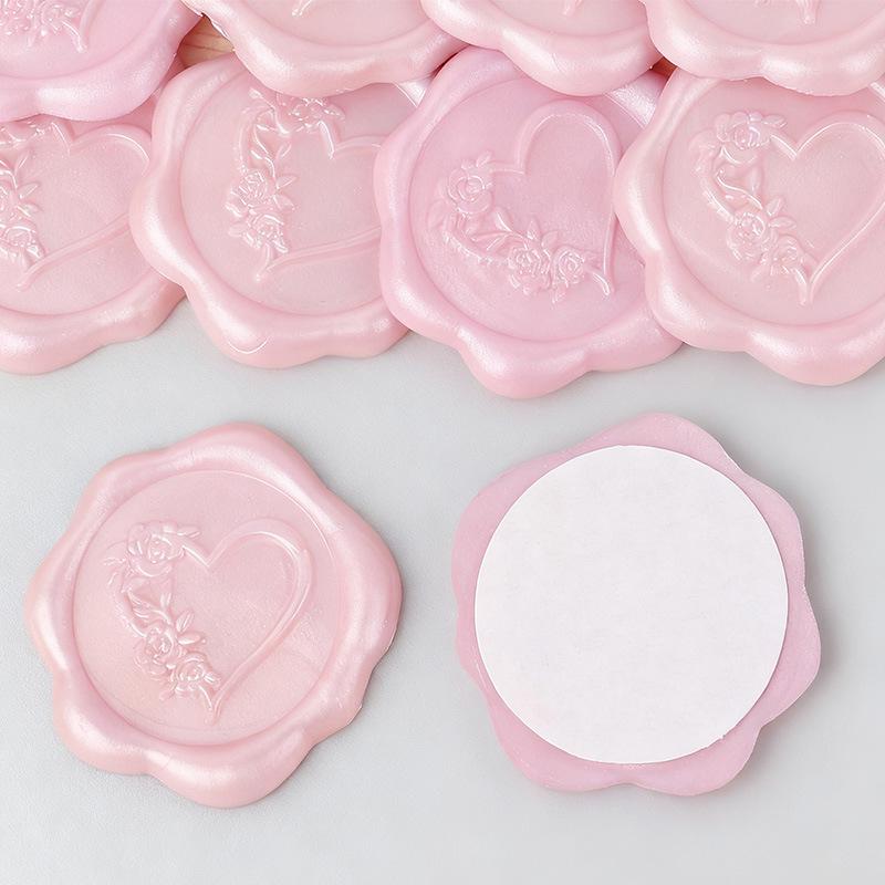 Wax Seal Stamp Kit: Embossed Stamp, Sealing Wax, Stickers for Envelopes, Postcards, Love Letters, and Gifts