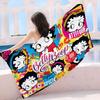 Anime B-Bettys B-Boops Microfiber Beach Towel Absorbent Quick Dry Soft Yoga Swimming Resort Mountain Climbing Towel