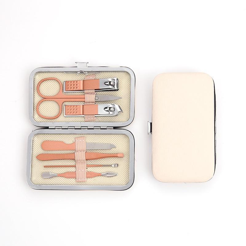 7/18pcs/set Stainless Steel Manicure Set Professional Nail Clipper Kit of Pedicure Tools Ingrown ToeNail Trimmer