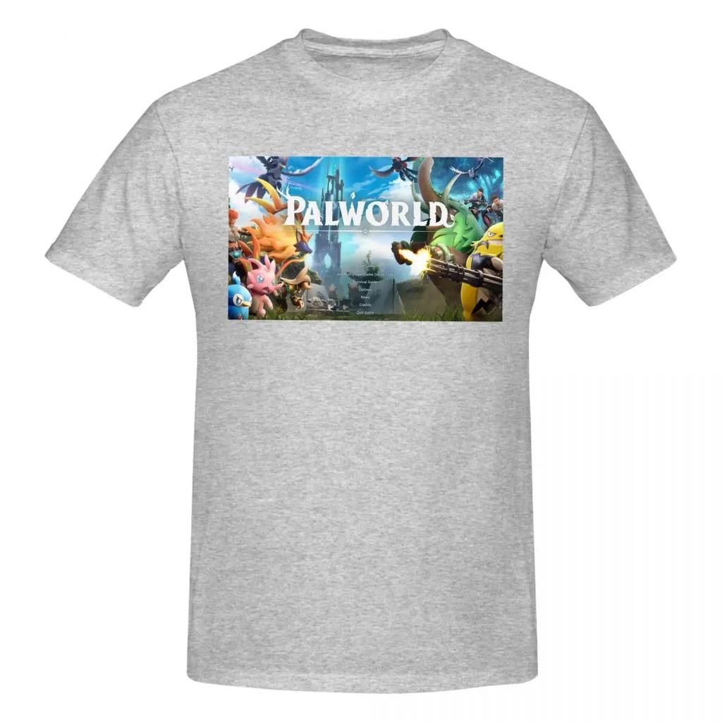 Palworld Game Lover Tshirt For Unisex Cotton Oversized T Shirts Unisexs Tees Short Crew Neck Summer Clothes Tops S6xl