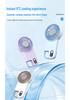 Portable USB Rechargeable Mini Fan with Strong Cooling and High-Speed Wind
