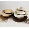 Wide Brim Western Cowboy Hat UV Protection Jazz Hat Fashion Straw Cap  Outdoor