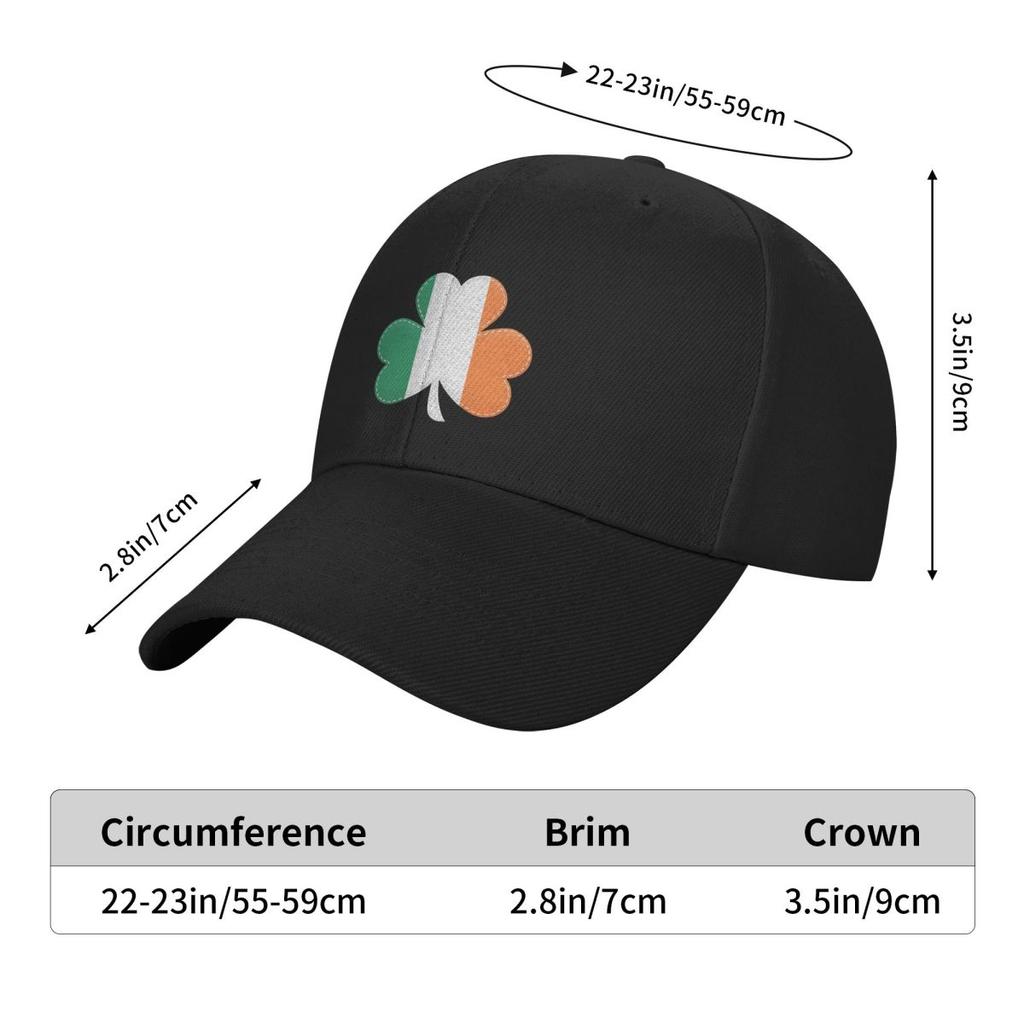 Irish Flag Irish Shamrock Baseball Cap Funny Hats Sun Hat For Children For Man Women's