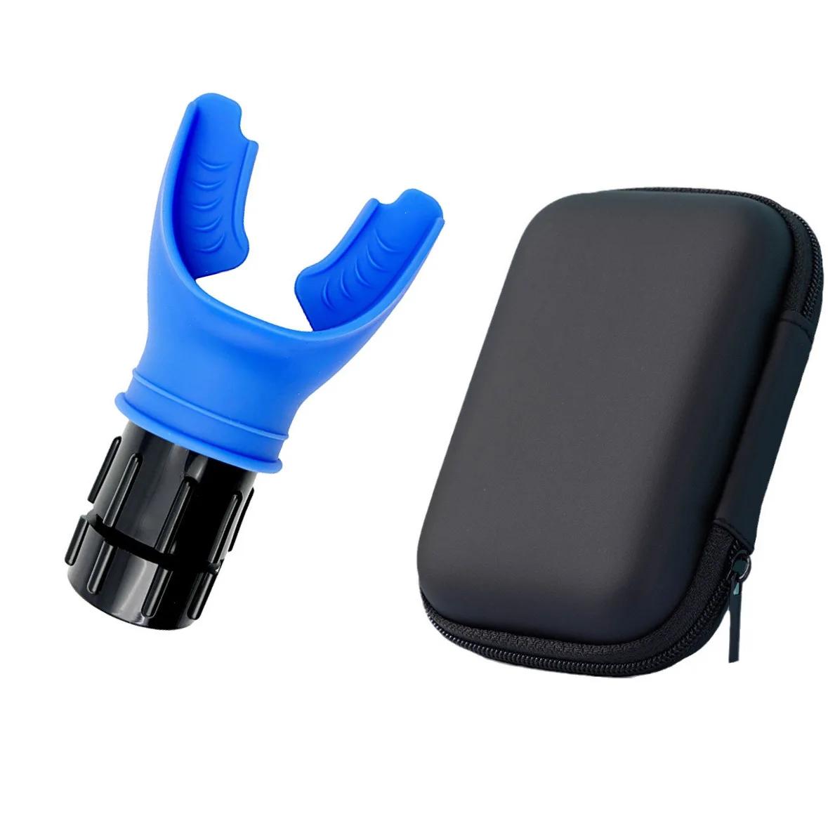 

Strengthen Lung Strength- Breathing Trainer Exercise Lung Complexion Mouthpiece Respirator Daily Fitness EquipmentWith Storage Case