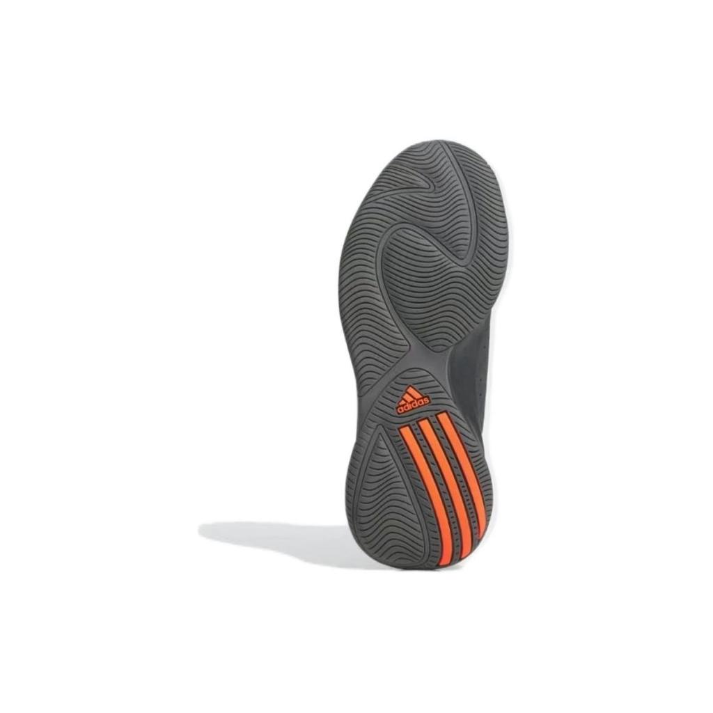 Adidas Front Court Fashion Versatile Shock Absorption Non-Slip Wear-Resistant Low-Top Basketball Shoes Men Sneakers Gray Orange Red ID8590