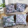 Aquarell Hortensien Kissenbezüge Muster Kissenhülle Geeignet für Sofa Schlafzimmer Auto Kissenbezug