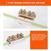 5Pcs ZK-1316 Terminal Spliter 2.5-16mm² 1000V Parallel Spliter Copper Material 100A Terminal Junction Connector Box