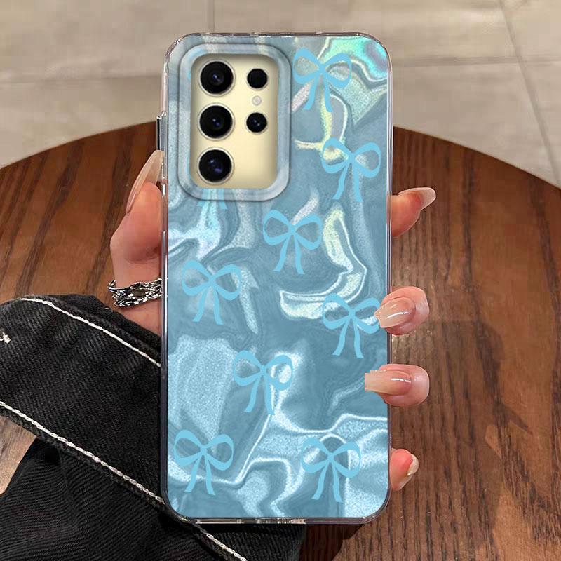 Case For Samsung Galaxy  A56 S24 S25 Plus Ultra A15 A25 A55 A35 A16 A26 A36 Phone Cover Gradient Color Cat Leopard Print Bumper