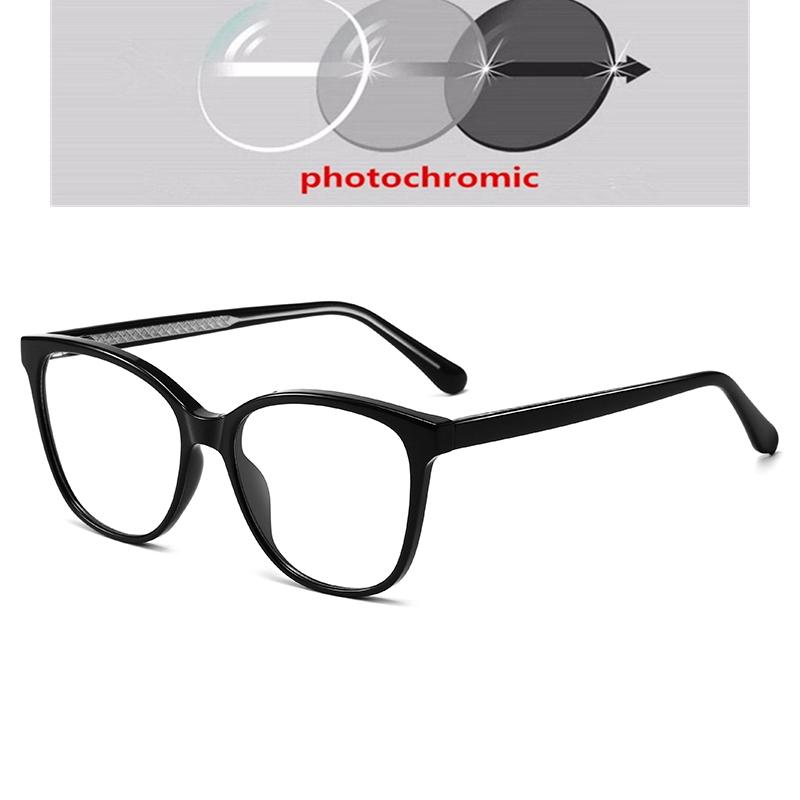 Spring Leg Blue Light Blocking Oval Myopia Eyeglasses With Degree Fashion TR90 Women Minus Sight Eyeglasses 0 -0.5 -0.75 To -6.0