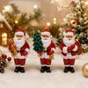 Resin Craft Christmas Ornaments Mini Size Desktop Ornaments Atmosphere Christmas Santa Doll  Office