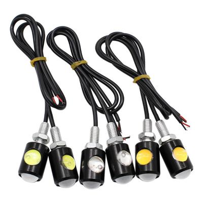 12V Motorcycle Eagle Eye Driving Light LED Reverse Backup Driving Light Fog Lamp Headlight Bulb Daytime Running Light Universal