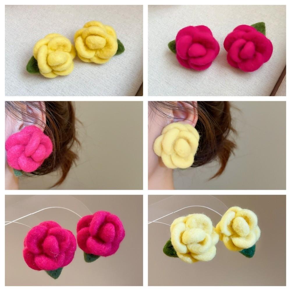 Personality Petals Floral Ear Studs Ear Accessories Earring Jewelry Flower Stud Earrings Gift