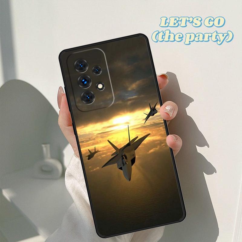 Aircraft Jet Airplane Phone Case For Samsung Galaxy A42 A31 A40 A51 A71 A32 A80 A91 A52 A72 A73 A20e A21S A50 A70 A11 A12 Cover