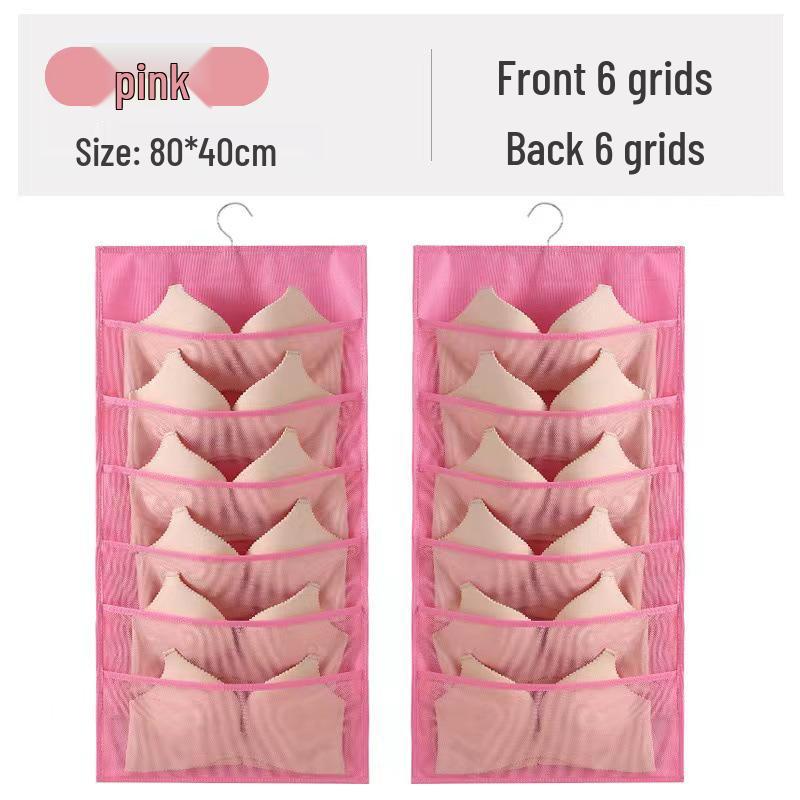 Double-Sided Hanging Bra & Underwear Organizer