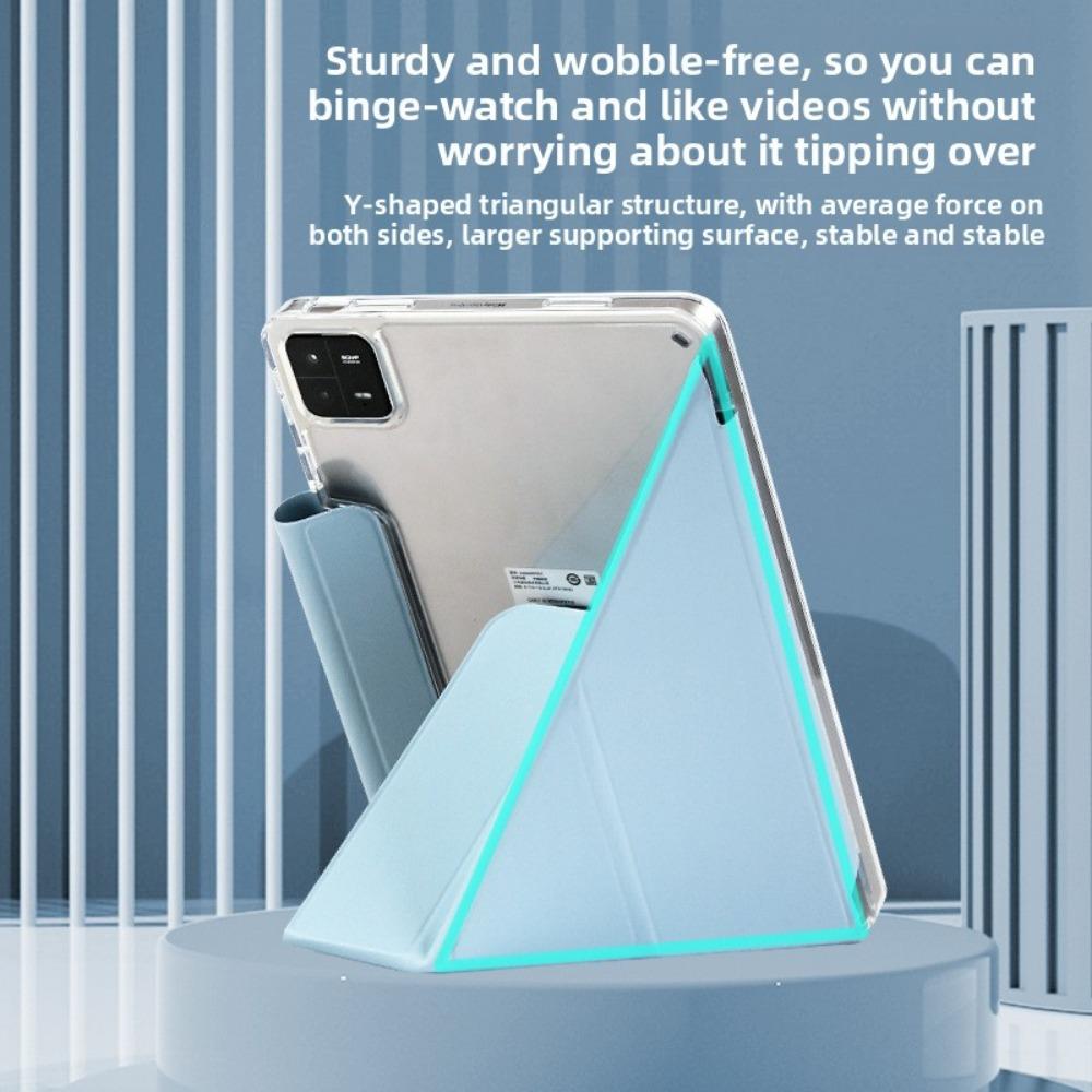 Leather Case for Xiaomi 7sPro Pad6 Pro Transparent Cover with Stylus Holder 11.2Y Foldable 6S Tablet