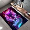 Fierce glowing mythical dragon spirit carpet Yoga living room room decor children's crawling mat doormat area rug games