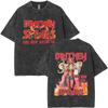 Limited Britney Spears Oops I Did It Again Tour  Vintage Washed T Shirt Summer Men Women High Quality Cotton Retro Tshirt