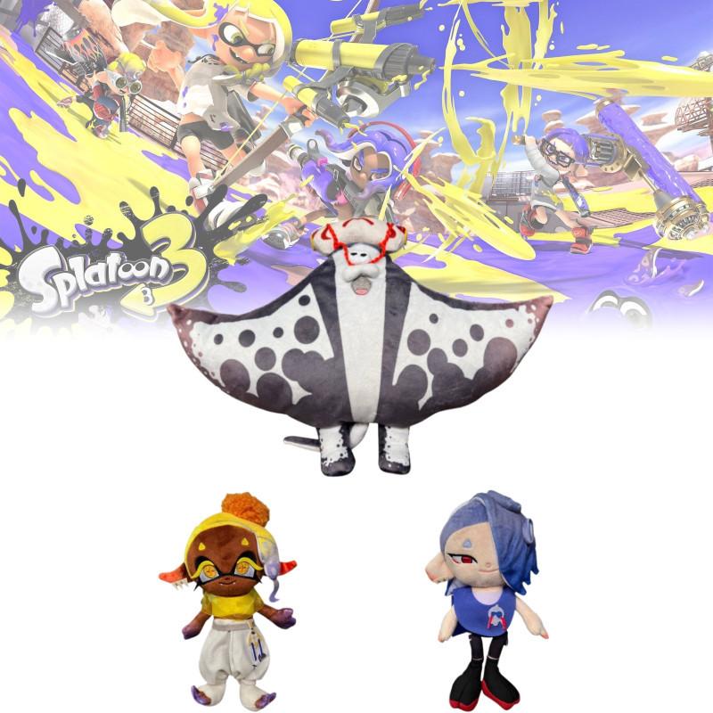 Plush Toy Splatoon 3 Inspired 23-28cm Super Soft Crystal Velvet Stuffed Doll