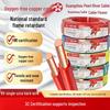 Huacheng Zhujiang ZC-BV Single Core Pure Copper Wire for Home Decoration (1.5mm², 2.5mm², 4mm²)