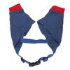 Dog Front Leg Braces Soft Padded Elastic Breathable Joint Protection Dog Recovery Sleeve Red Blue L