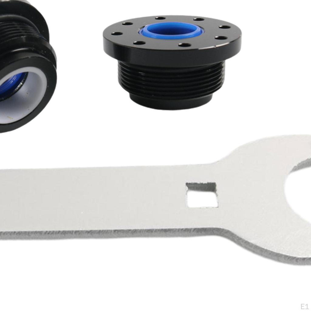 Front Mount Hydraulic Steering Cylinder Seal Kit with Pin Wrench Practical High Performance Replace