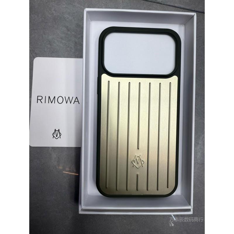 כיסוי טלפון מסגסוגת אלומיניום RIMOWA לאייפון 18 פרו מקס 17, כיסוי מגן מט נגד טביעות אצבע