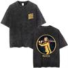 Famous Director Quentin Tarantino Movie Kill Bill Vintage Washed T Shirts Unisex Women Casual Cotton Retro Short Sleeve Tshirts
