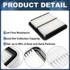 X Autohaux Engine Air Filter No.16546AA090 for Subaru Outback 2.5L 2005-2009 2 Pcs