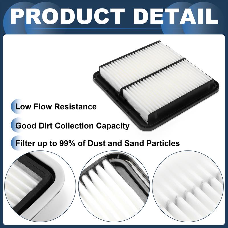 X Autohaux Engine Air Filter No.16546AA090 for Subaru Outback 2.5L 2005-2009 2 Pcs