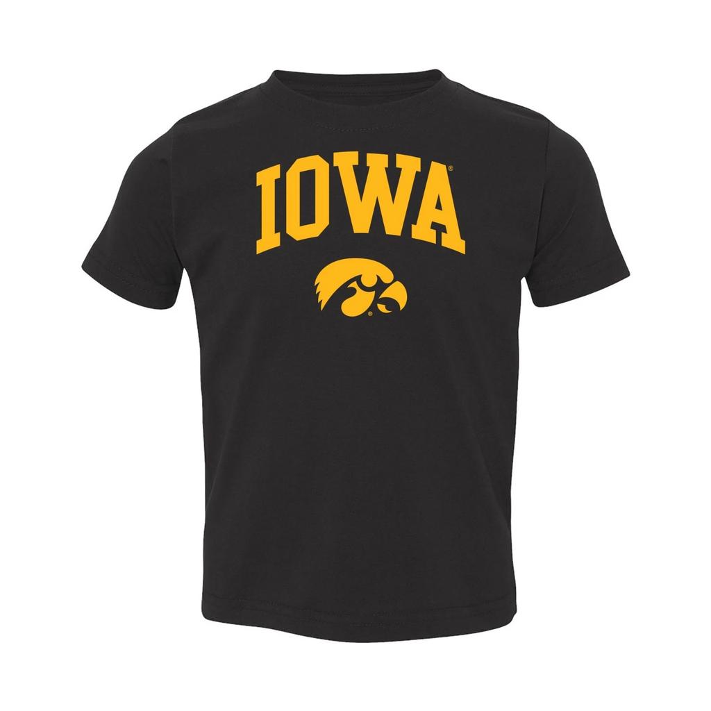 Iowa Hawkeyes Arch Logo University College Team Sports Toddler T-Shirt