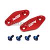 Motorcycle CNC Aluminum Rearview Mirrors Seat Decorative Cover Mirror Base Brackets For 675SR-R 675SR 675 SRR SR
