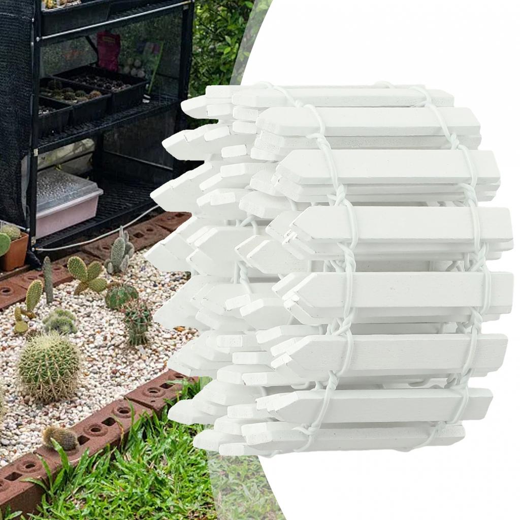 5*100cm Mini Holz Kreative Simulation Kleiner Zaun Hausgarten DIY Dekoration