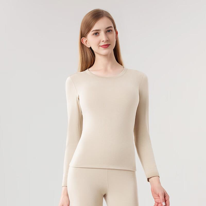 Han Mian Jiang Women's Bayer De Velvet Seamless Thermal Top