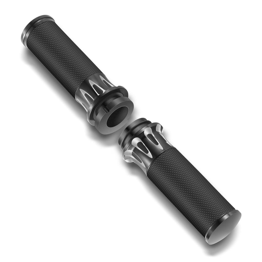 1" Electronic Throttle Grip Street Glide Flhx Handlebar Grips for Harley Road Glide Roadking 08-19