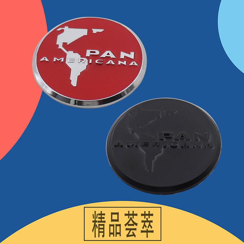3D Car Styling Pan Americana Highway PANAMERICANA for Car Door Fender Trunk Rear Bonnet Nameplate Decal Emblem Badge Sticker