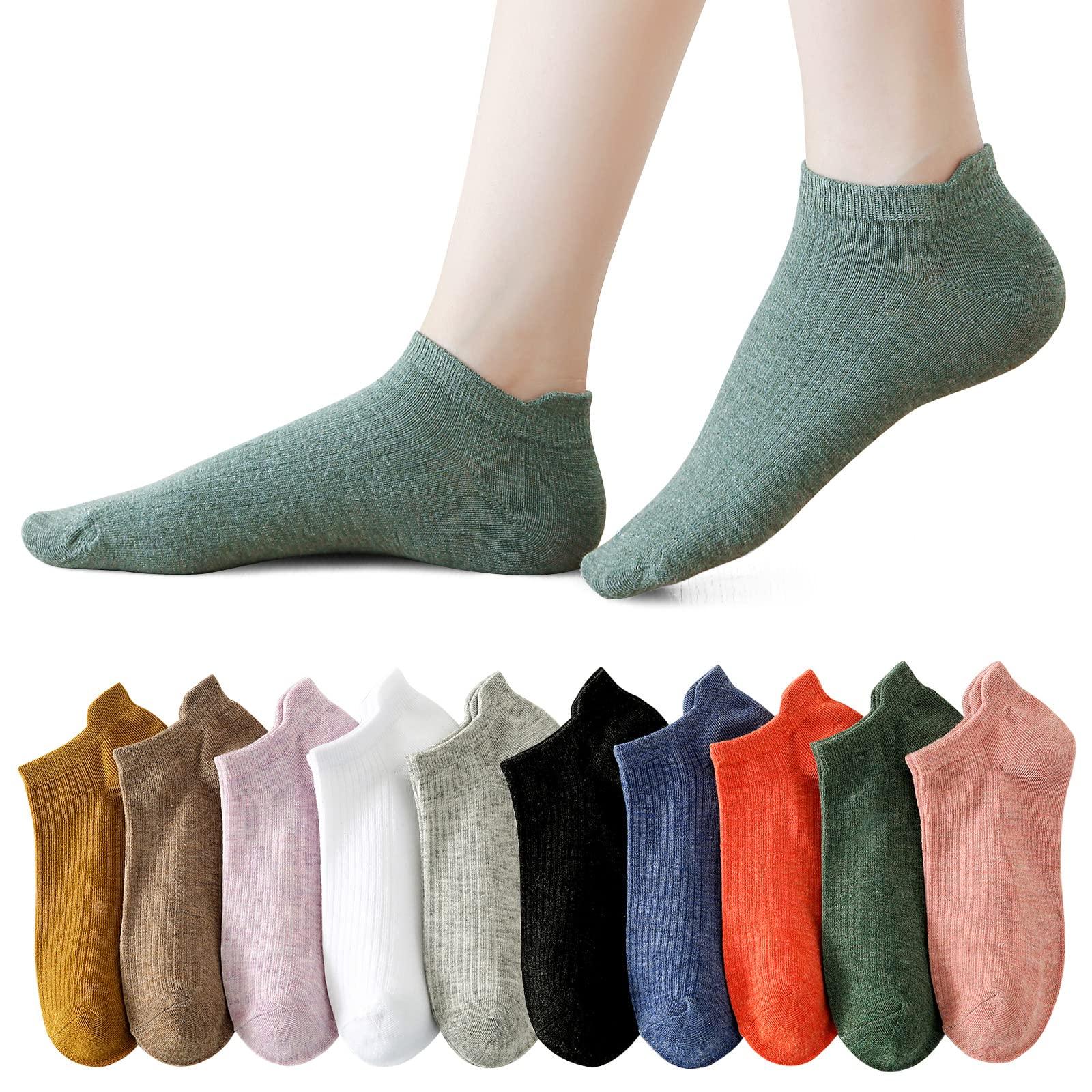 

SLEEPSINERO Носки до щиколотки и хлопковые носки до щиколотки для милых и спортивных кроссовок, размеры на все сезоны женские (Влагоотводящий, Быстросохнущий,