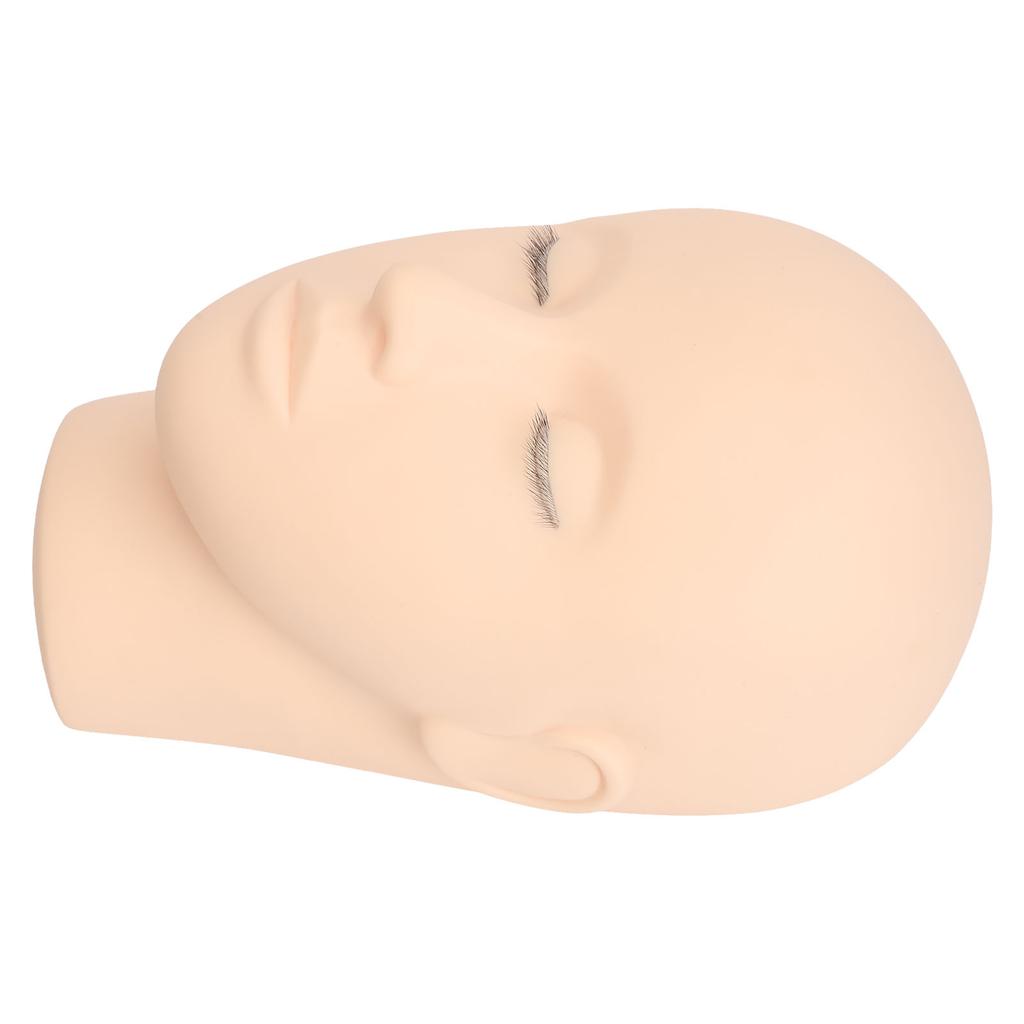 Eyelash Extension Mannequin Head 3 Layer Lashes Makeup Beauty Silicone Practice Training Doll Head