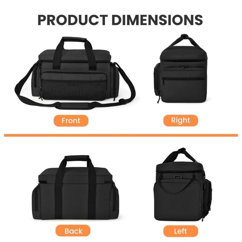 Practical Tool Organizers With Wide Opening And 8 Side Pockets For Easy Access To Tools And Organized Storage