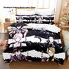 Anime Bungo Stray Dogs Bedding Set Single Twin Full Queen King Size Bed Set Kids Bedroom Duvetcover Sets Bed Sheet Set