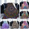 Mandala Überwurfdecke Lila Mandala Flanell Überwurfdecke Für Frauen Weich Leicht Klimaanlagen Decke Für Bett Sofa Couch