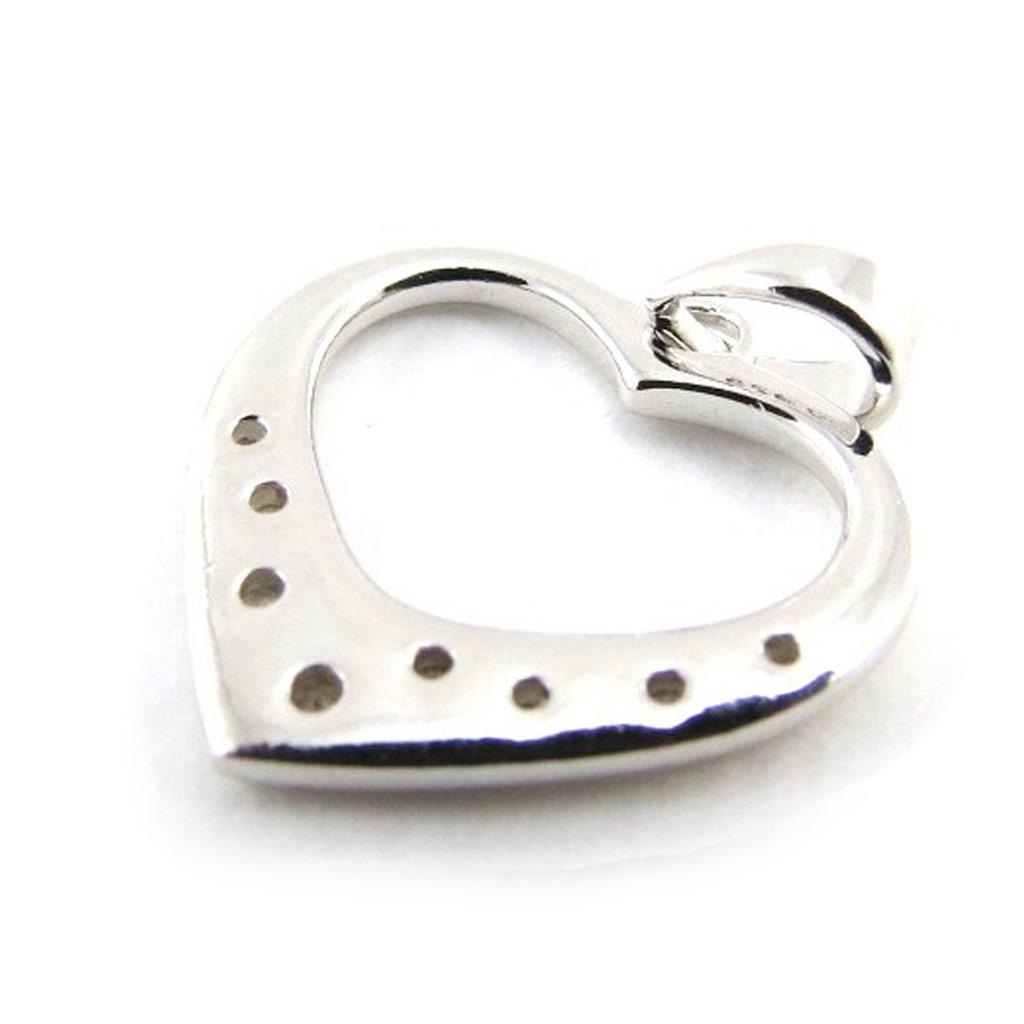 Les Trésors De Lily [J1019] - Silver Pendant 'Love' Silver White (rhodium-plated) - 15x15 Mm