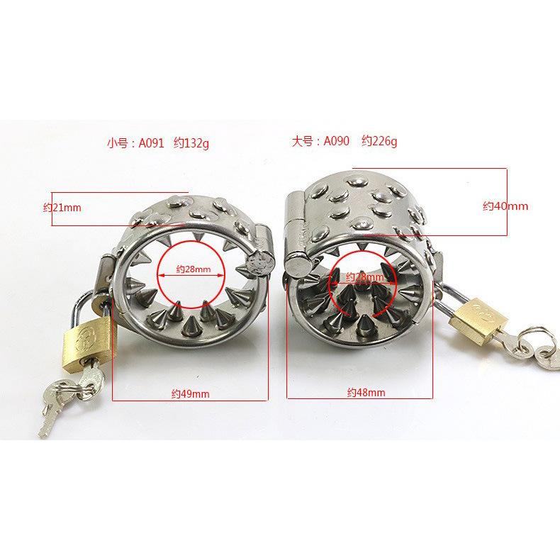 Stainless Steel Testicle Pendant Unusual Stimulus Toy Sex Tool Couple Passion Male Passion Metal Adult Supplies