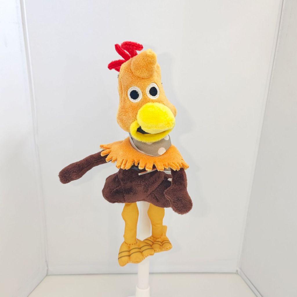 

Chicken Plush Run Figure Doll Playroom Decoration For Collecting Or Gift Use светло-коричневого