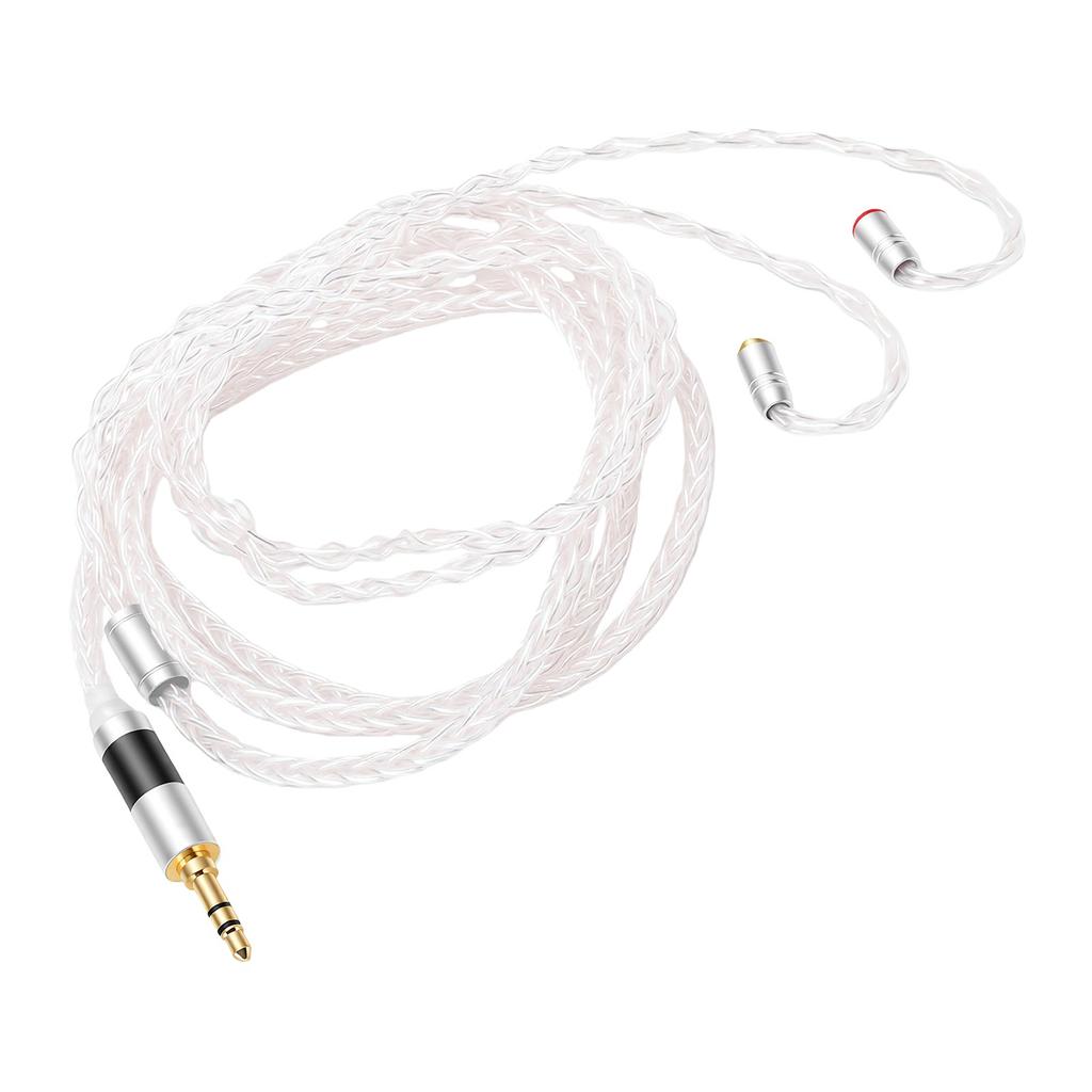 3.5mm Cable Fit for N1AP N3AP XBA A3 Headphone 4.1FT 8 Strands Earphone 3.5mm Cable Wire Replacement White