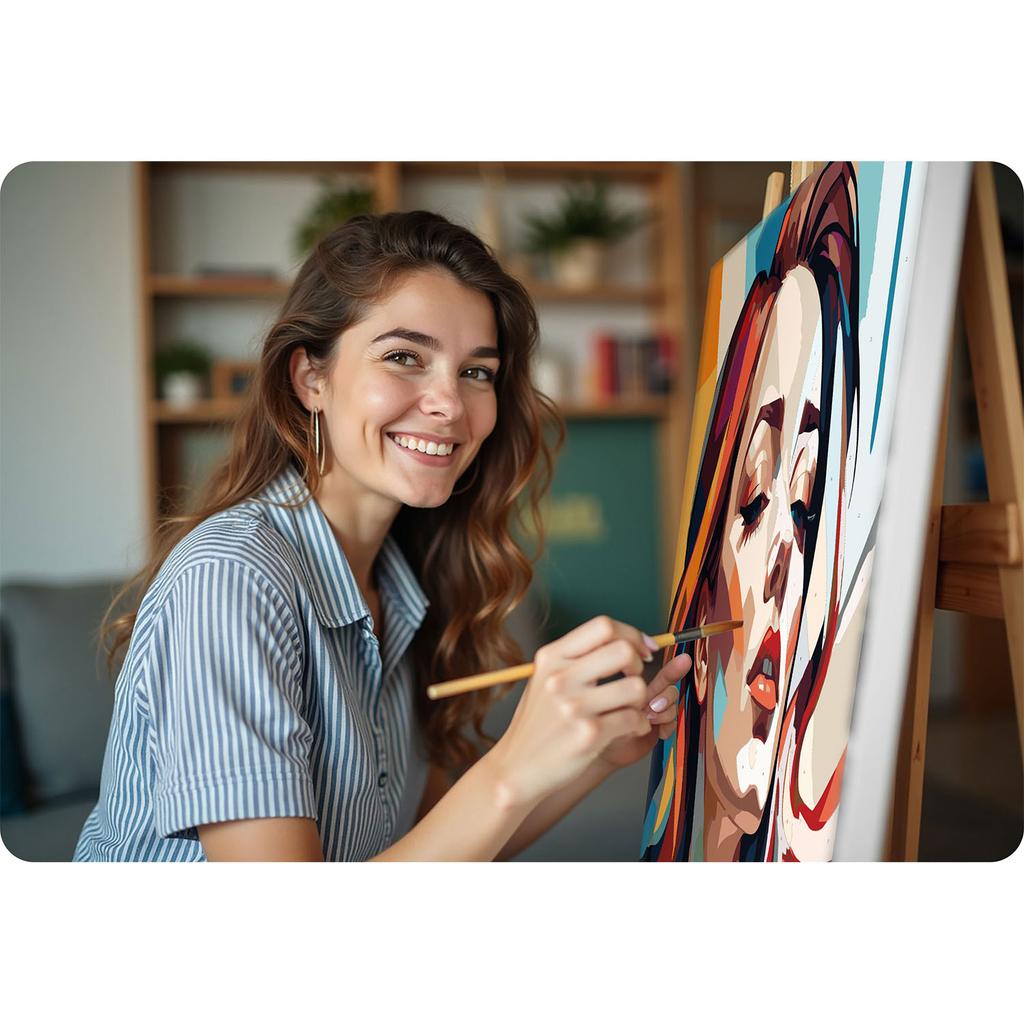 Massido Paint By Numbers, Portrait Of A Woman