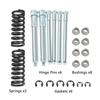 Front Door Hinge Pin Bushing & Spring Replacement, Compatible with 1988-1999 Chevrolet Models