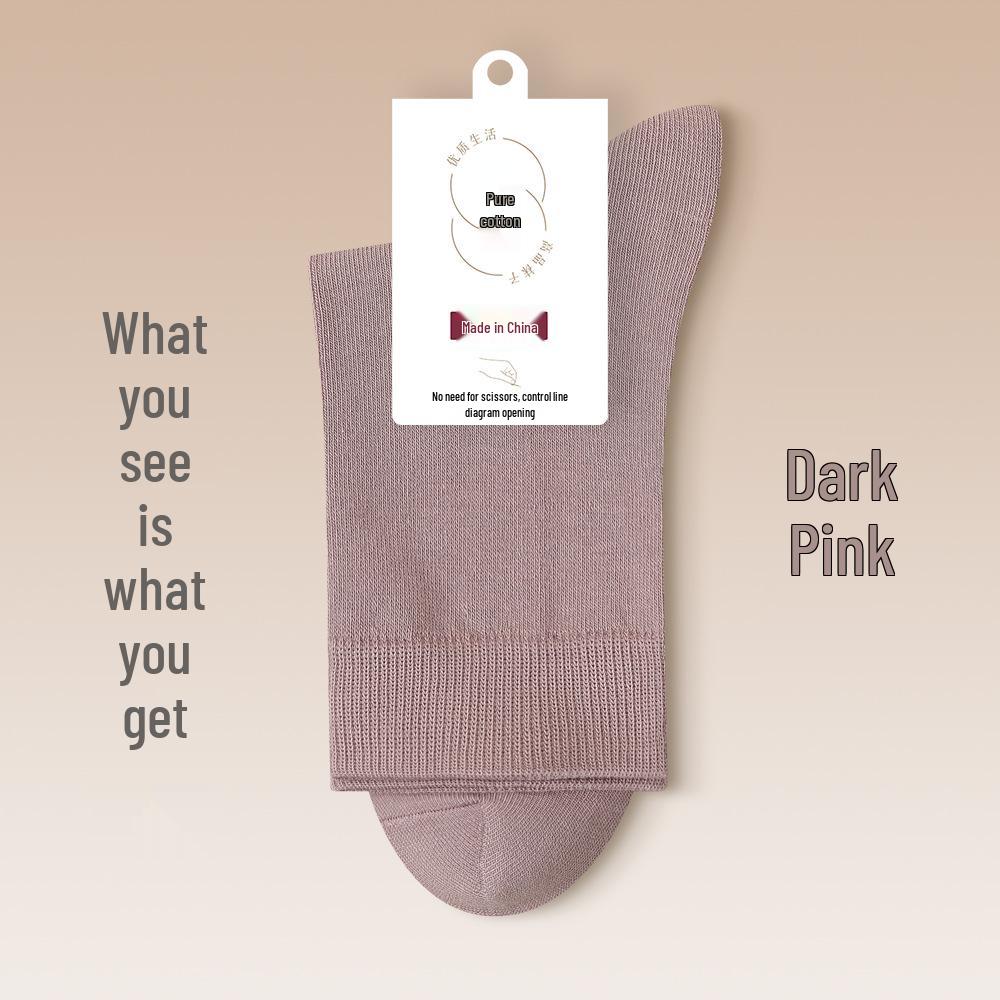 

Женские хлопковые носки до середины икры 2025 - Влагоотводящие, Дышащие, Антибактериальные и Теплые для Осени/Зимы. Women s (35-40) One Size