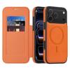 For iPhone 17 Pro Max Case Compatible with MagSafe RFID Blocking Card Holder Leather Phone Cover